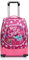 Rucksack mit Trolleyfunktion, 2 in 1, Schulranzen mit Rollen, ab 1. Klasse, für Schule, Gymnasium, Reisen&Freizeit, Mädchen&Jungen, mehrfarbig, Space
