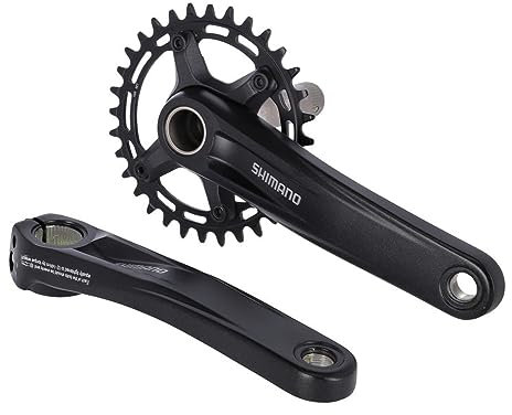 SHIMANO Platos y Bielas MT510 MTB 1x12V Dientes x 175mm Negro, Unisex-Adult, Black, 32 Teeth