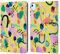 Head Case Designs Licenciado Oficialmente Ninola Formas Geométricas Modernas Patrones Vibrantes Carcasa de Cuero Tipo Libro Compatible con Apple iPad Air 2020/2022