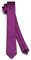 HISDERN Herren Krawatte Dunkellila Schmale Einfarbig Seide Krawatten für Herren Klassische Formelle Elegante Schlipse Hochzeit Party Business Krawatte 6cm