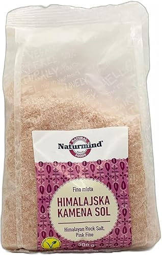 Sel Rose de l’Himalaya Naturel – 1 x 500g | Usage Polyvalent | Produit de Manière Éthique | Sachet Refermable | Parfait pour Cuisiner, Assaisonner et Plus