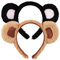 Kichvoe Haarschmuck Ohrringe 2 Stück Bärenohren Stirnbänder Flauschiges Haarband Tierhaarbänder Tierkopf Tragen Bärenohren Haarreifen Für Mottoparty Cosplay Show Kuscheltier