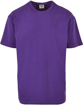 Urban Classics Organic Basic tee Camiseta, Realviolet, L para Hombre