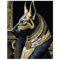 OfFsum Full Diamond Painting Kits-5d DIY Diamond Picture Art Drill Kit for Anubis Black and Gold 04Home Wall Decor Crafts Gifts Relaxation Kids & Adults