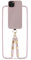 Just Elegance Coque de protection pour téléphone portable - Compatible avec MagSafe iPhone 13 - Design 2024 - Avec cordon amovible - Rose Breath