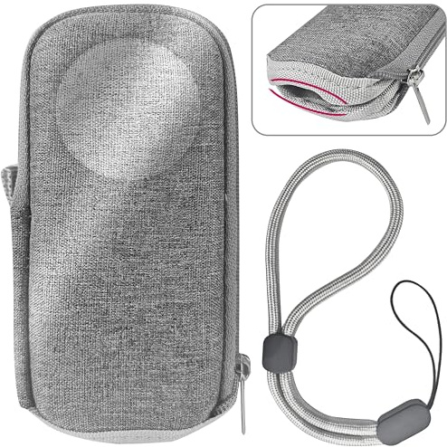 FiTSTILL Tragbare Aufbewahrungs- und Schutzhülle für Insta 360 X4 Air/X3 Action-Kameras, wasserdichte Mini-Schutzhülle aus hartem PU, X4 Air Zubehör