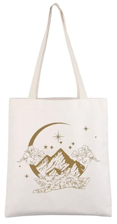 AKTAP a Court Of Thorns and Roses Merch OTG Crescent City Book Tote Bag SJMaas Book Series Lover Gift for All Dreamers, Otg Tragetasche, 14.56 inches (37cm) tall and 12.59 inches (32 cm) wide