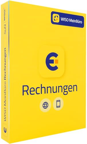 WISO MeinBüro Rechnungen S | Rechnungen schreiben, Buchhaltung vorbereiten, Auftragsabwicklung u.v.m. | 1-Jahres-Abonnement mit Verlängerung | Aktivierungscode per Email