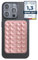 SQUIDPRO® - Silikon Saugnapf Handyhalterung, selbst-klebend, Kompatibel mit Allen gängigen iPhone- und Android Mobiltelefonen BZW. Handyhüllen, Freihändige Halterung für Selfies (Rosa)