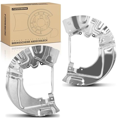 Frankberg 2x Ankerblech Bremsscheibe Vorne Links Rechts Kompatibel mit 5er E60 520-550 2.0L-5.0L 2001-2010 5er Touring E61 520-550 2.0L-5.0L 2004-2010 Replace# 34116767647