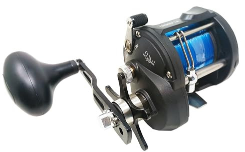 FLADEN Fishing - Warbird 3000 Multiplier Reel 2BB (1+1) Stainless Steel Ball Beaings Level Wind Line-on [11-453000]