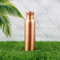 HOUSE OF COPPER 99.76%~ 100% Pure Copper Water Bottle, 1000ml, Golden, Reusable, Matt Finish, Antimicrobial Copper, Cycling, Hydration on the go, Sports, Adult, Plain