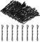 AOZUO 50 Stück Haarklammer Klein,3.5cm Haarklammern Klein,Haarnadeln Kleine Haarklammern Mini Bobby Pins Gewellte Haarnadel Haarspange Aus Metall Haarklammern für Frauen Mädchen Kinder Dutts(Schwarz)