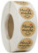 Runde Kraftpapier-Aufkleber, handgefertigt, 500 Stück/Rolle, kleines Unternehmen für Express-Segen, danke für Firmen-Zubehör