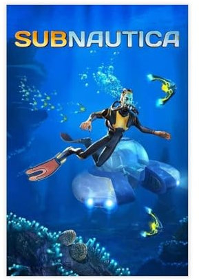KJUFE Subnautica-Poster mit klassischem Game Cover, 18 Stück, Leinwand-Poster, Schlafzimmer, Dekoration, Landschaft, Büro, Raumdekoration, Geschenk, 20 x 30 cm
