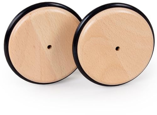 babybay Rollensatz mit Gummierung für Lernturm Littlefoot, Natur lackiert