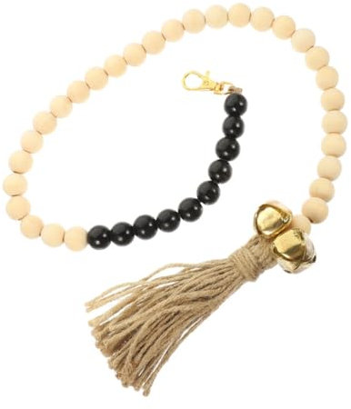 Milisten Dog Training Door Bell Wooden Beads for Dogs Hanging Pet Doorbell for Potty Training Beads String Doorbell