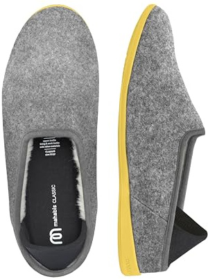 mahabis | Unisex Slippers | Classic Collection | Premium Comfort With Refined Design & Support | Supreme Wearability & Heat Controlled | 100% Wool Lining