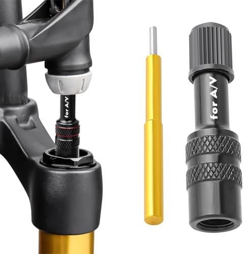 bikes Fork Pump Adapter - bicycles Fork Adapter, Fork Valve Adapter | Anti-Slip Valve Extender prestas Extension Converter Nozzle, Tire Pump Accessories For, Mountain bikes, Road bikes