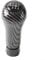 HpLive 6-Gang Schaltknauf für Mercedes W203 S203 CL203 W209 W204 C204 C63 C300 C250 W207 A207 W212, Carbon-Optik Schalthebel Abdeckung