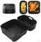 2 Pezzi Accessori Friggitrice ad Aria per Philips Dual Basket Air Fryer 6L/3L,Accessori per Philips Airfryer Dual NA350/00,Facile da Pulire e Riutilizzabile