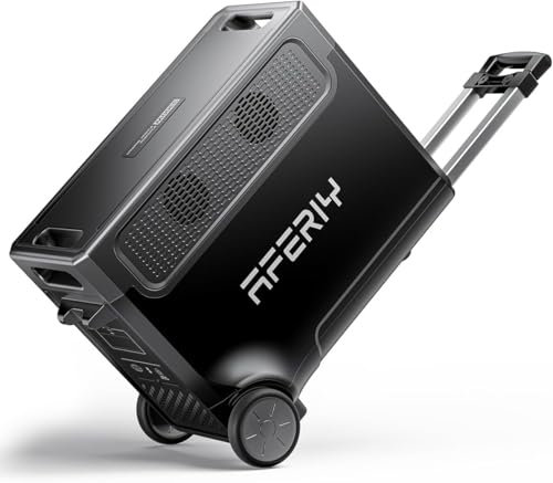 AFERIY EstacióN De EnergíA PortáTil De 3600W, BateríA Lifepo4 De 3840Wh, Salida De Ca 3x230V 3600W (7200W Pico), FuncióN De Carga De EnergíA Solar De 2200W, Ups, Bluetooth, App, Ideal Para Acampadas