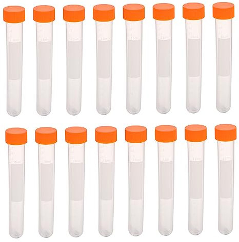 TEHAUX 20stücke Nadelrohrhalter Aus Plastik Durchsichtige Webnadelflaschen Kleine Aufbewahrungsbehälter Für Stricknadelhalter Und Webbedarf