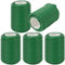 JIAYUET 5 pezzi 20 m x 3,5 mm morbido Twist Plant Tie, filo verde da giardino per legare il fissaggio