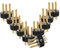 Toyvian 10pcs 3-pin Plugs Replacement Microphone Male Plug Connector Headset Microphone Adapter Jack