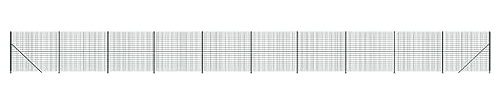 Maschendrahtzaun mit Bodenflansch Grün 2,2x25 m | Stabiler Sichtschutzzaun für Garten, Terrasse & Grundstück | Korrosionsschutz, langlebig & einfach zu montieren | Ideal für Privatsphäre & Sicherheit