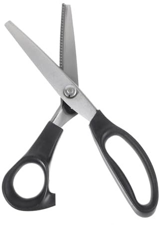 OSALADI Scherenschere Für Stoff Zierkantenschere Zum Basteln Stoffschneideschere Mit Komfortablem Griff Langlebiges Schneidwerkzeug Aus Robustem Material Für Handarbeiten Schneiden Von