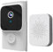 Sulxyi Smart Video Doorbell Camera, Wi-Fi Video Doorbell, Video Doorbell Camera, Clear Night Vision Monitoring, Wireless and Easy Installation, Ideal for Entrance Gate Apartment