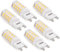 LEDGLE 5W G9 LED Lampen Warm Weiß ersetzt 50W Halogenlampen 360° Abstrahlwinkel 6er Pack LED Birnen