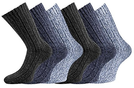 TippTexx 24 3/6 Paar Norwegersocken in 3 Farbsortierungen
