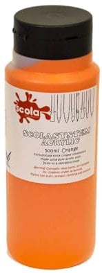 scola 500ml System Orange Pure Acrylic Artist Paint
