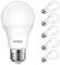 LVWIT LED E27 Birne, 75W Kaltweiß 6500K, ultrahell 1055 lm, matte LED Lampe (6er Pack)
