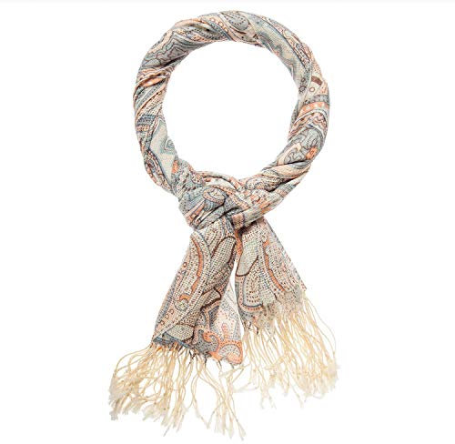 VIKINGS Unisex Schal Tuch Motiv, Schal Wolle Motiv:Paisley