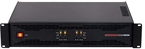 Fonestar SA-4150 4-Channel PA Power Amplifier 600W RMS Audio System, Professional 19 Rackmount amp with Bridge Stereo Parallel Modes, LED Indicators & Combo Inputs (XLR, 6.3mm Jack)