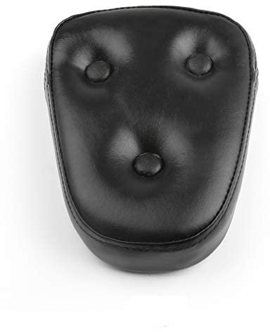 Bruce & Shark Universal Moto Black Backrest Sissy Bar Cushion Pad Fit for Choppers Kawasaki Suzuki Ya-maha