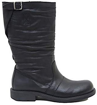 Bikkembergs Stivale in Pelle Nero, 35