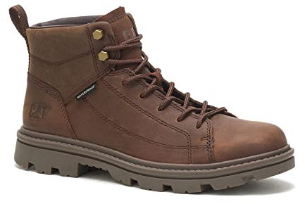 CAT Caterpillar, Scarpe con Lacci, Stivali Invernali Uomo, Marrone, 41 EU