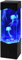 SATISFIRE Jellyfish Lampe Quallenlampe blau Dekoleuchte mit 3 schwebenden Quallen USB Batteriebetrieb (3 x schwimmende Quallen) (Deep Ocean Blue)