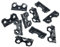 ITROLLE 10PCS Photo Frame Hinge Picture Frame Easel Photo Frame Easel Back Stand Photo Frame Backboard Buckle Cardboard Hinge Positioning Black Clip