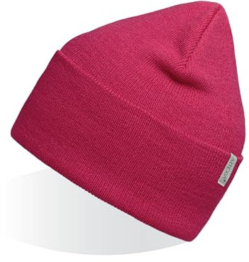 Artexia Mütze Herren und Mütze Damen Ökologisch aus Polywolle Beanie Mütze Unisex Wintermütze Strickmütze (Fuchsia)