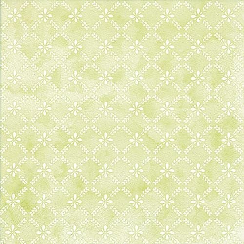 20 Servietten Muster Florales Gittermuster grün als Tischdeko. Papierservietten mit Motiv. Auch für Decoupage und Serviettentechnik 33x33cm