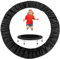 Kapmore Schwarze Trampolin-Federabdeckung – 36 runde Trampolin-Kantenschutz