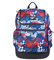 Speedo Teamster 2.0 Rucksack 35L - Zum Schwimmen - Sterne - Schwarz/Blau/Rot/Weiß, Schwarz/Blau/Rot/Weiß, Schwarz/Blau/Rot/Weiß, 35 L, Rucksack