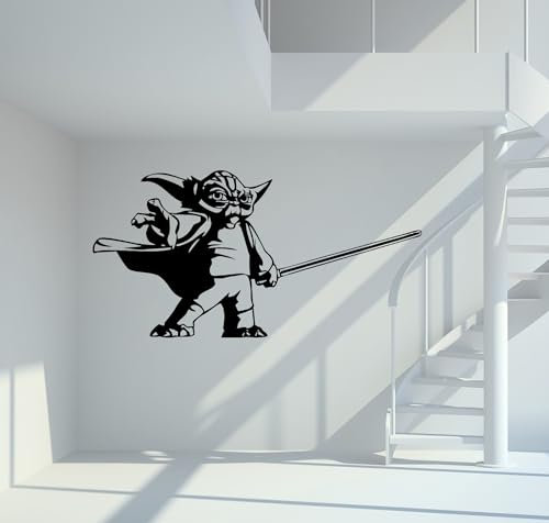 Wandtattoo Star Wars - Meister Yoda Größe S - ca. 30cm x 16cm