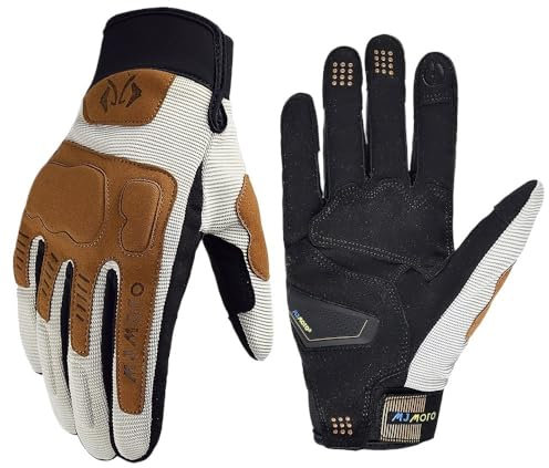 Motorradhandschuhe Herren Schwarz Braun Erwachsene Dirtpaw Race Motorradhandschuhe Sommer Atmungsaktive Motocross-Handschuhe ATV MX UTV BMX Off-Road-Fahrradhandschuhe Moto Motorradhandschuhe Damen (C