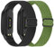 BTTNG Elástico Correa Compatible con Xiaomi Mi Band 7/Mi Band 6/Mi Band 5 4 3/Amazfit Band 5 Pulsera, Ajustable Pulsera de repuesto Estirable Banda de Nylon para Mujeres Hombres(2 pack)